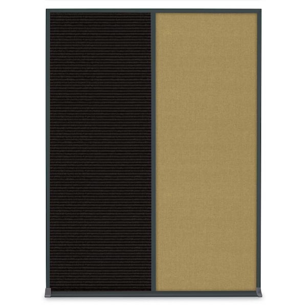 Single Door Radius Plus Corkboard, 18"X, UV8000PLUS-BLACK-CLOUD